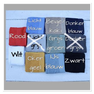 Kleuren van de keukenhanddoeken en theedoeken