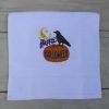Gastendoekje met Happy Halloween , pompoen en kraai