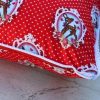 Vrolijke kussens met hertjes in het rood of met vrolijke vintage look- SALE - Afbeelding 3