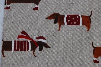 Pannenlappen met kerst-teckels - Afbeelding 3