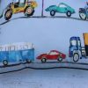 Kussens lichtgrijs met auto's erop - Afbeelding 6