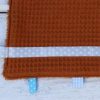 Labeldoekje terra met busjes van badstof en wafeldoek - Afbeelding 3