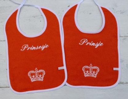 Oranje slab voor een prinsje of prinsesje