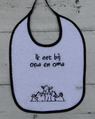 Slab wit -zwart met boerderij dieren