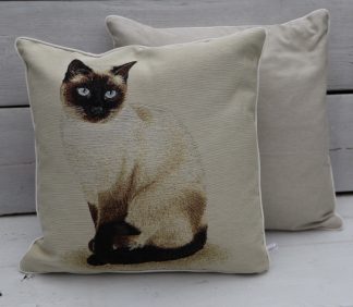 Kussen Gobelin met een Siamees