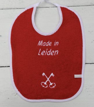 Slab rood Leidse sleutel met tekst Made in Leiden