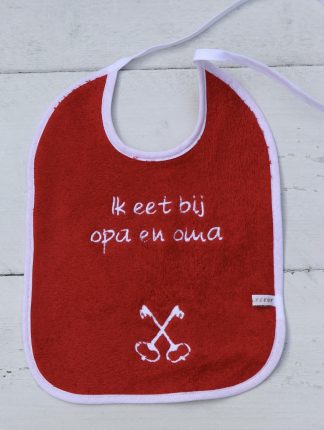 Leidse rode slab om bij opa en oma te eten